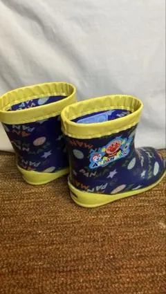 アンパンマン 長靴 ネイビー/イエロー　14.0cm