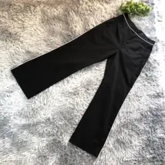 23区 SPORT【M相当】ブラック サイドライン ゴルフ スポーツパンツ