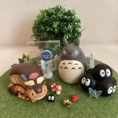 となりのトトロ 指人形 バス停他 ミニフィギュアセット 置物 インテリア