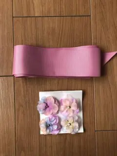 ④サッシュベルト、髪飾りのウェディングセット