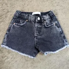 ZARA デニムショートパンツ 9-12ヶ月 グレー
