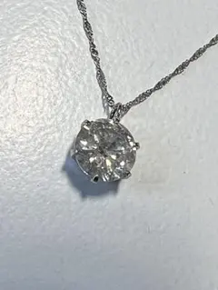 1ct 天然　ダイアモンド　ネックレス pt900pt850