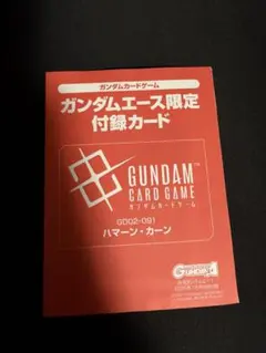 ハマーン・カーン　ガンダムエース限定　付録カード