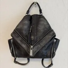 ★新品 箱・タグ付 DIESEL ディーゼル ビンテージ加工 デニム サイドスタッズ ハイカット かっこいい スニーカー EU37 JP24 ★ ☆DIESEL ディーゼル ヴィンテージ加工 デニム リュック⁄バックパック