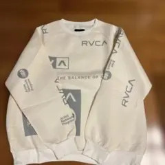 RVCA ホワイト スウェット M