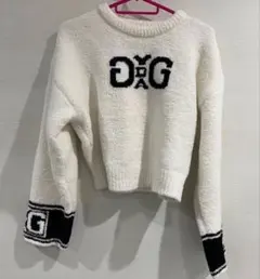 GYDA SYMMETRY GYDA モールヤーンニットトップス