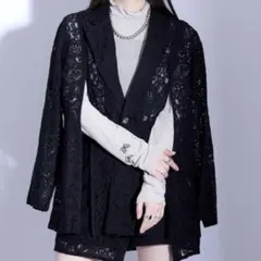 レース テーラードジャケット