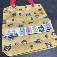 ②ムジークタイガー　サンリオ　マチ付きトートバッグ