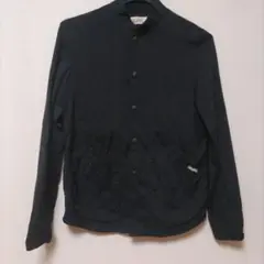ブラック ボタン付きジャケット