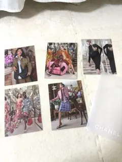 CHANELポストカードアメニティインテリア雑貨ポスター雑誌カラフル海外モデル