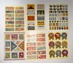 レトロシール・折り紙セット