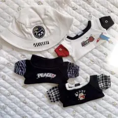 ぬいぐるみ着せ替え　ぬい服　20cm 洋服人気セット　帽子上着