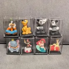 ディズニー　ミニフィギュア　レトロ　8体セット