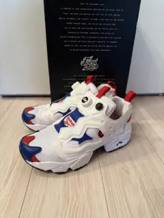【ほぼ新品】Reebok Instapump Fury ホワイト/レッド/ブルー