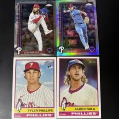 topps 2025 フィリーズ　matt strahm アーロン・ノラ