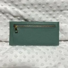 スタイルオンバッグ グリーン レザー風 長財布
