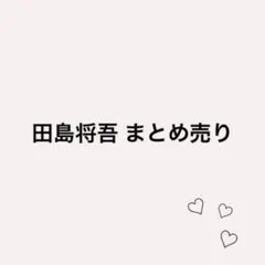INI 田島将吾 まとめ売り