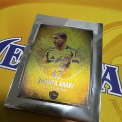 【未使用品】ベガルタ仙台　シークレットメタルステッカー　荒木選手