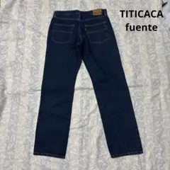 【新品】　TITICACA fuente デニムパンツ インディゴブルー　Mのサムネイル