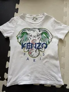 KENZO 象デザイン Tシャツ ホワイト4y104