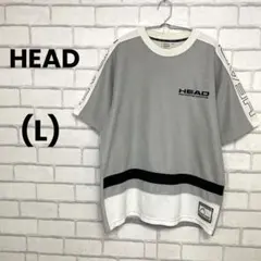 HEAD ヘッド　半袖　トップス　グレー　春服　夏服　L 高品質スポーツウェア