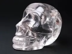 ネパール産 ヒマラヤ水晶製 ドクロ水晶 スカルクォーツ 箱付き 337g