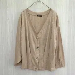 SUREVE カーディガン ボレロ 羽織物 薄手 ベージュ Mサイズ