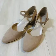 オリエンタルトラフィック　スエード　パンプス　ベージュ　40 25.0cm