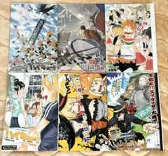ジャンプ本誌　ハイキュー！！カラーイラスト扉絵切り抜きと少量のグッズ