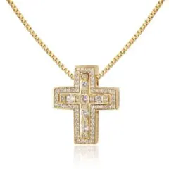 【新品未使用】 ベリンダ アダムスジャグラー クロスネックレス 十字架 ゴールド