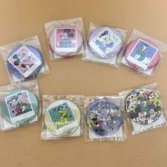 Graceディズニー 缶バッジ ポラロイド風 8種 フルコンプ 廃盤 レトロ⭐️