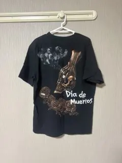 Día de Muertos Tシャツ 黒 半袖　死者の日
