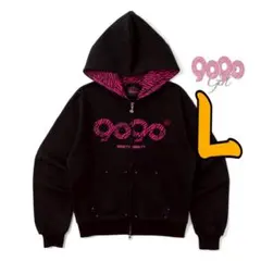 9090 girl OG Logo Valentine Zip Hoodie