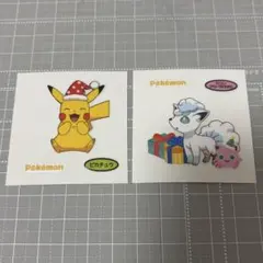 ポケモンパンシール　第214弾　ピカチュウ　ロコン　2枚セット