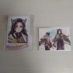 胡蝶カナエ　鬼滅の刃 繋ぐ　WEBSHOPくじ　チェキ風ブロマイド ステッカー