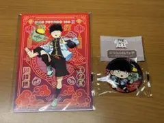 モブサイコ100 チャイナver 影山茂夫 特典カード カプセル缶バッジ