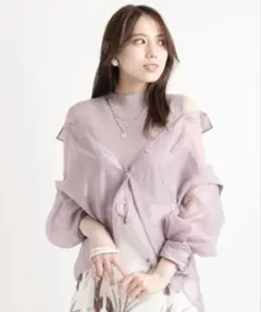 【最終価格】Mystrada シアーシャツアンサンブルのサムネイル