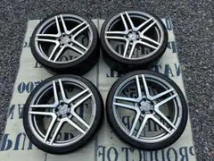 ベンツCLS53 AMG スタッドレスタイヤセット美品バリ山CLS220