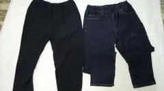 無印良品クロップドパンツ(七分丈）130cmユニクロ 140cm