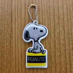 PEANUTS スヌーピー リフレクターマスコットチェーン 反射キーホルダー