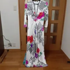 LEONARD PARIS 花柄ワンピース 長袖 - メルカリ