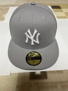New Era 59FIFTY ヤンキース キャップ グレー 7 3/4