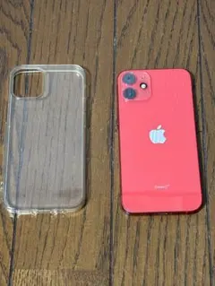 Apple iPhone 12SIMフリー RED本体 + ケース