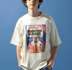 ニコアンド ケロッグコラボ Tシャツ Lサイズのサムネイル