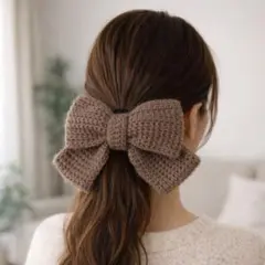 ね*ま様 ビックリボンヘアゴム ハンドメイド