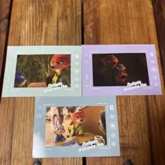 ズートピア ポストカードセット 3枚