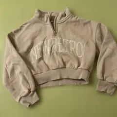 GU NEW RETRO クロップドトレーナー 140 S