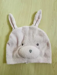 GELATO PIQUE ウサギ耳 ベビー帽子 ピンク