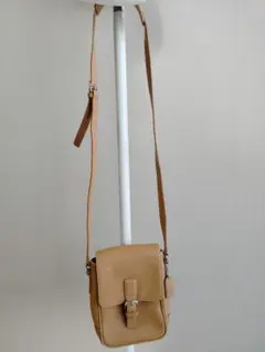 COACH　コーチ オールドコーチ7775ベージュレザー ショルダーバッグ