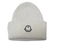 MONCLER PALM ANGELS ニット帽 ホワイト